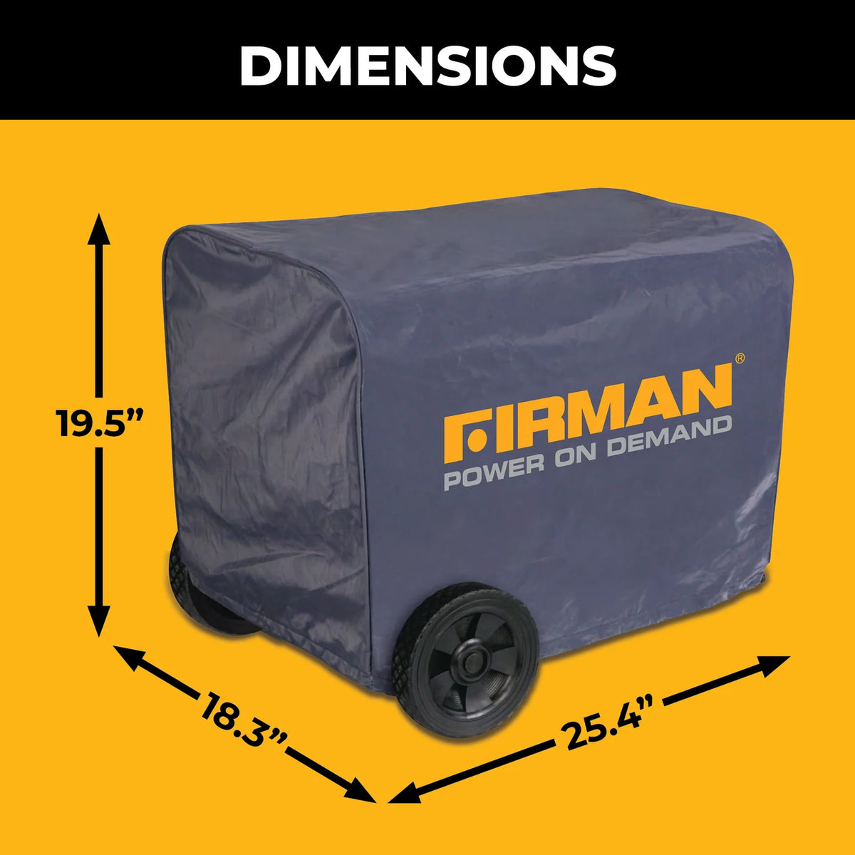 FIRMAN Small Size Portable Generator Weatherproof Cover, view 2