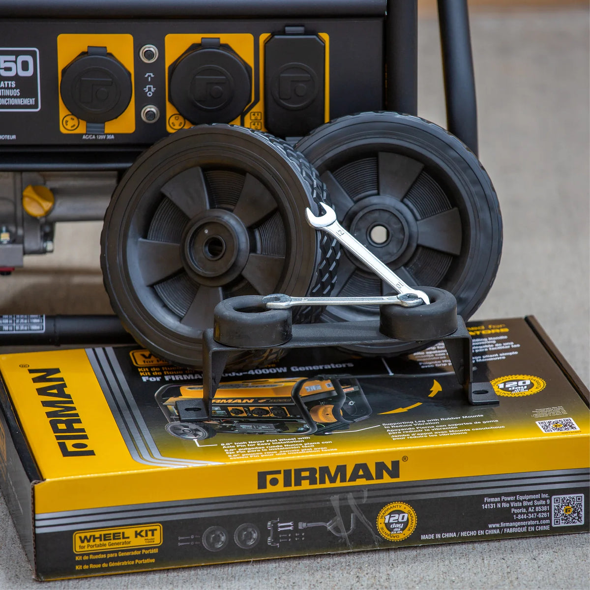 FIRMAN Wheel Kit and Handle, 8-Inch, view 5