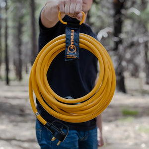 FIRMAN Heavy Duty Power Cord with Storage Strap, 25FT TT-30P to TT-30R, view 4