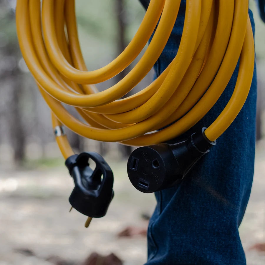 FIRMAN Heavy Duty Power Cord with Storage Strap, 25FT TT-30P to TT-30R, view 3
