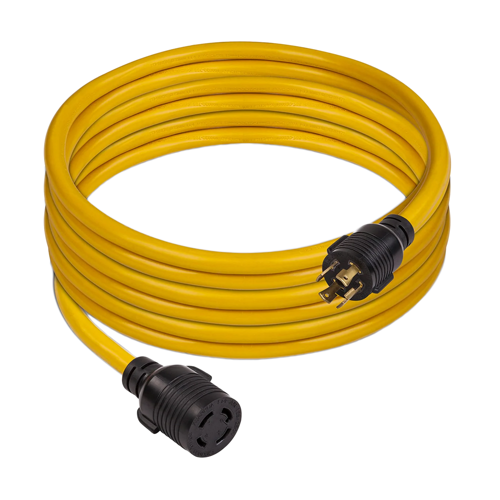 FIRMAN Heavy Duty Power Cord Extension with Storage Strap, 25FT L14-30P to L14-30R