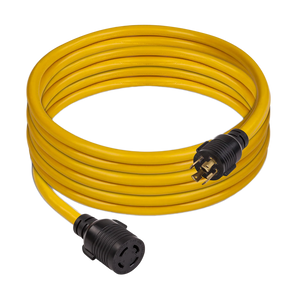 FIRMAN Heavy Duty Power Cord Extension with Storage Strap, 25FT L14-30P to L14-30R