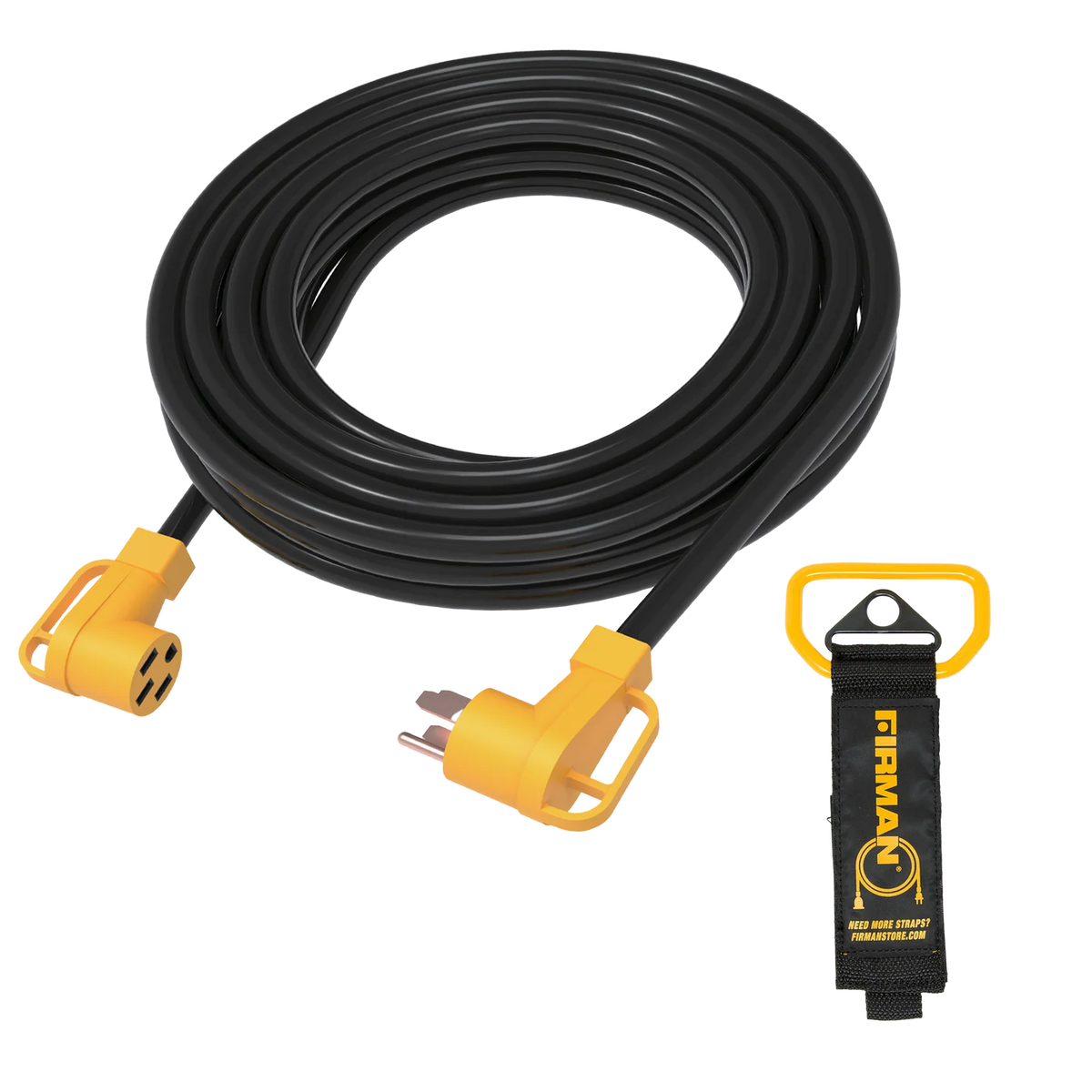 FIRMAN Heavy Duty Extension Power Cord, 25FT 14-50P to 14-50R