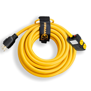 FIRMAN Heavy Duty Power Cord, 25FT L14-30P to (4) 5-20R