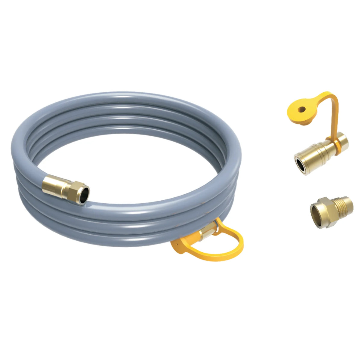 FIRMAN Natural Gas Hose with Storage Strap, 10FT