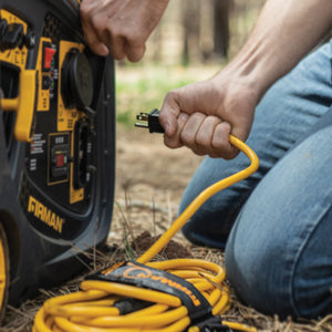 FIRMAN Heavy Duty Generator Utility Power Cord with Storage Strap, 25FT, view 3