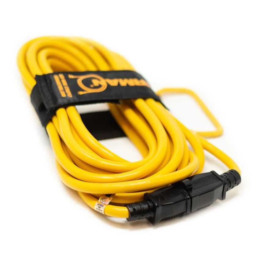 FIRMAN Heavy Duty Generator Utility Power Cord with Storage Strap, 25FT