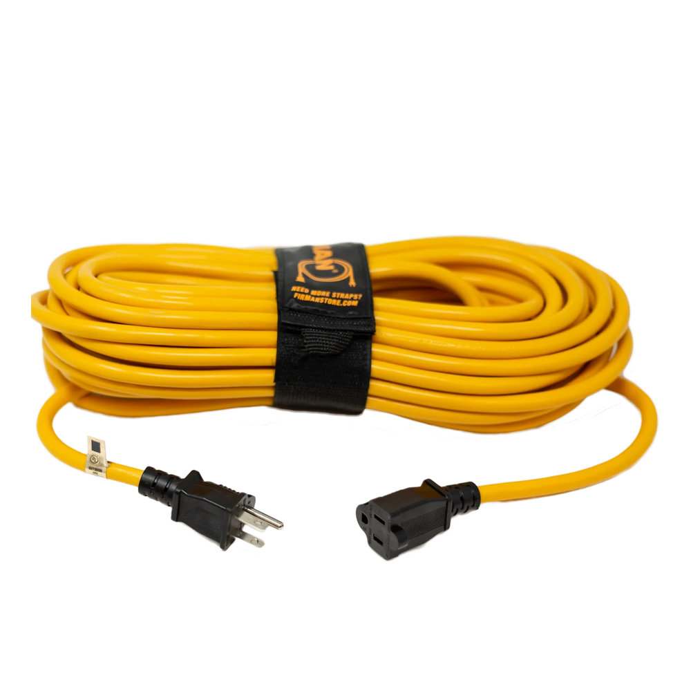 FIRMAN Medium Duty Generator Utility Power Cord with Storage Strap, 50FT