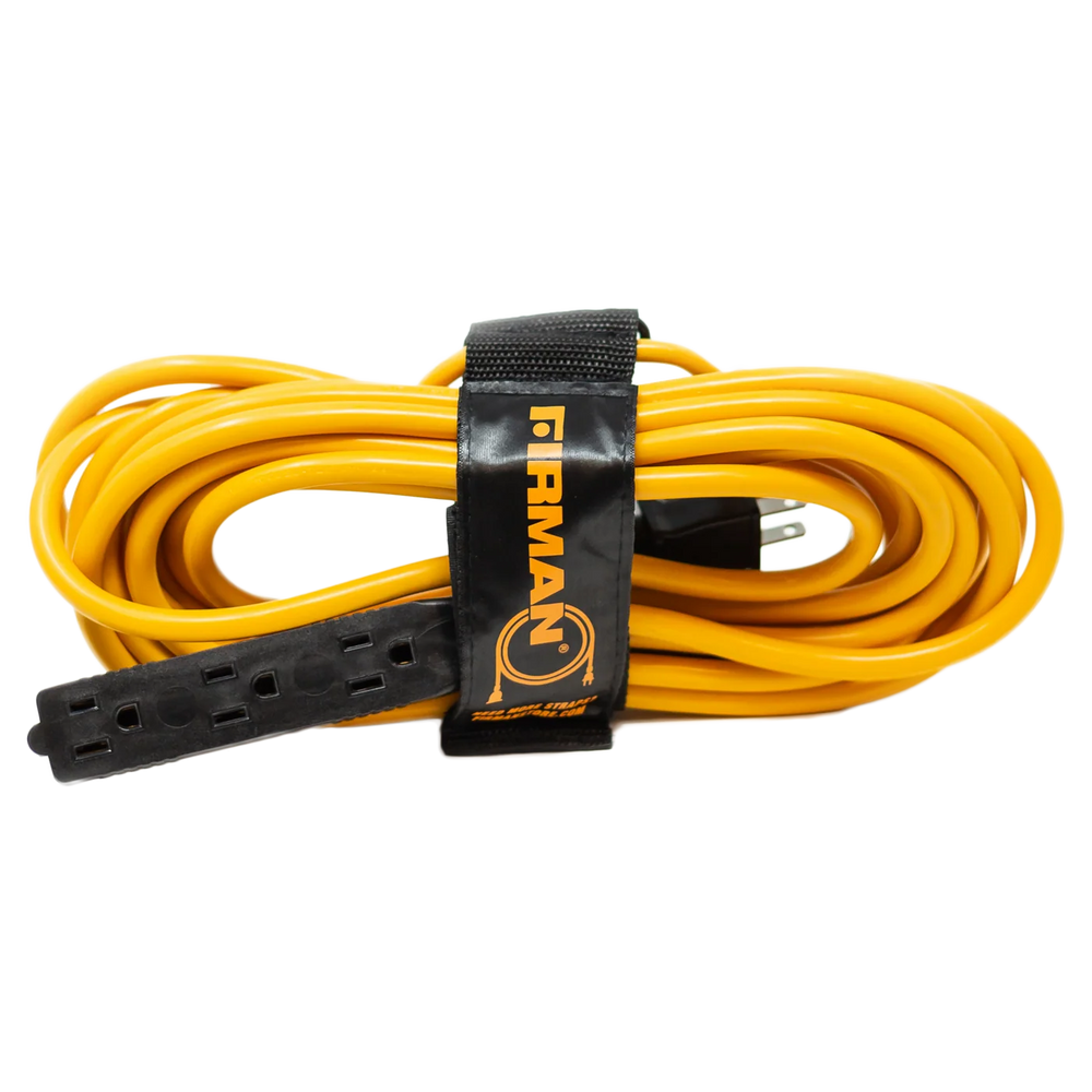 FIRMAN Medium Duty Generator Utility Power Cord with Storage Strap, 25FT