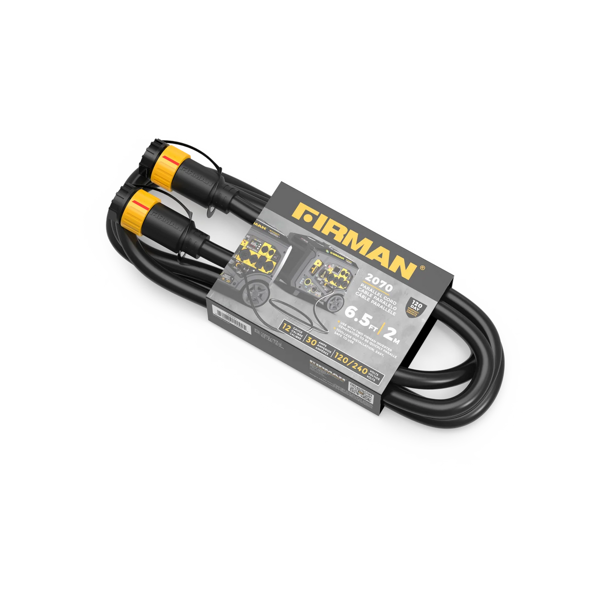 FIRMAN Parallel Cord for Inverter Generators, 6.5FT 120/240V 7200W