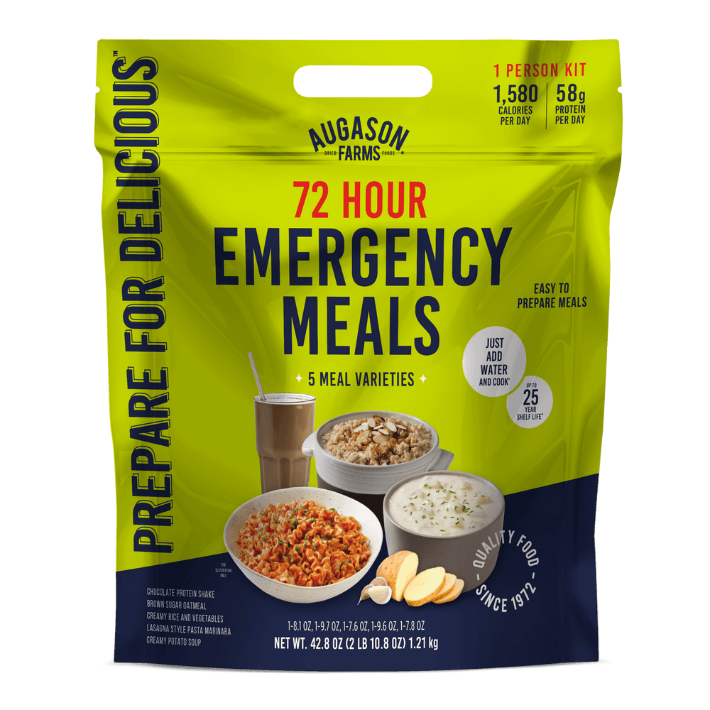 Augason Farms 72-Hour 1-Person Emergency Food Supply Kit - 18 Servings
