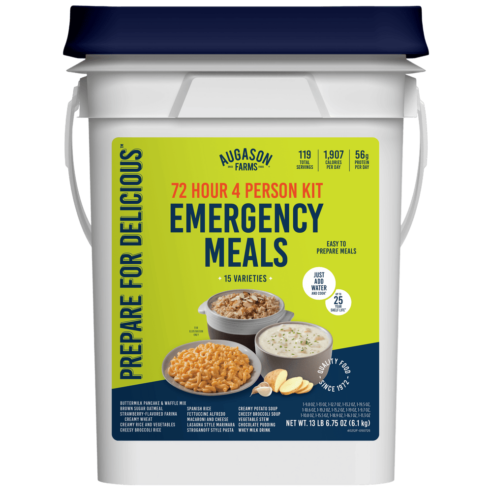 Augason Farms 72-Hour 4-person Emergency Food Supply Kit - 119 Servings