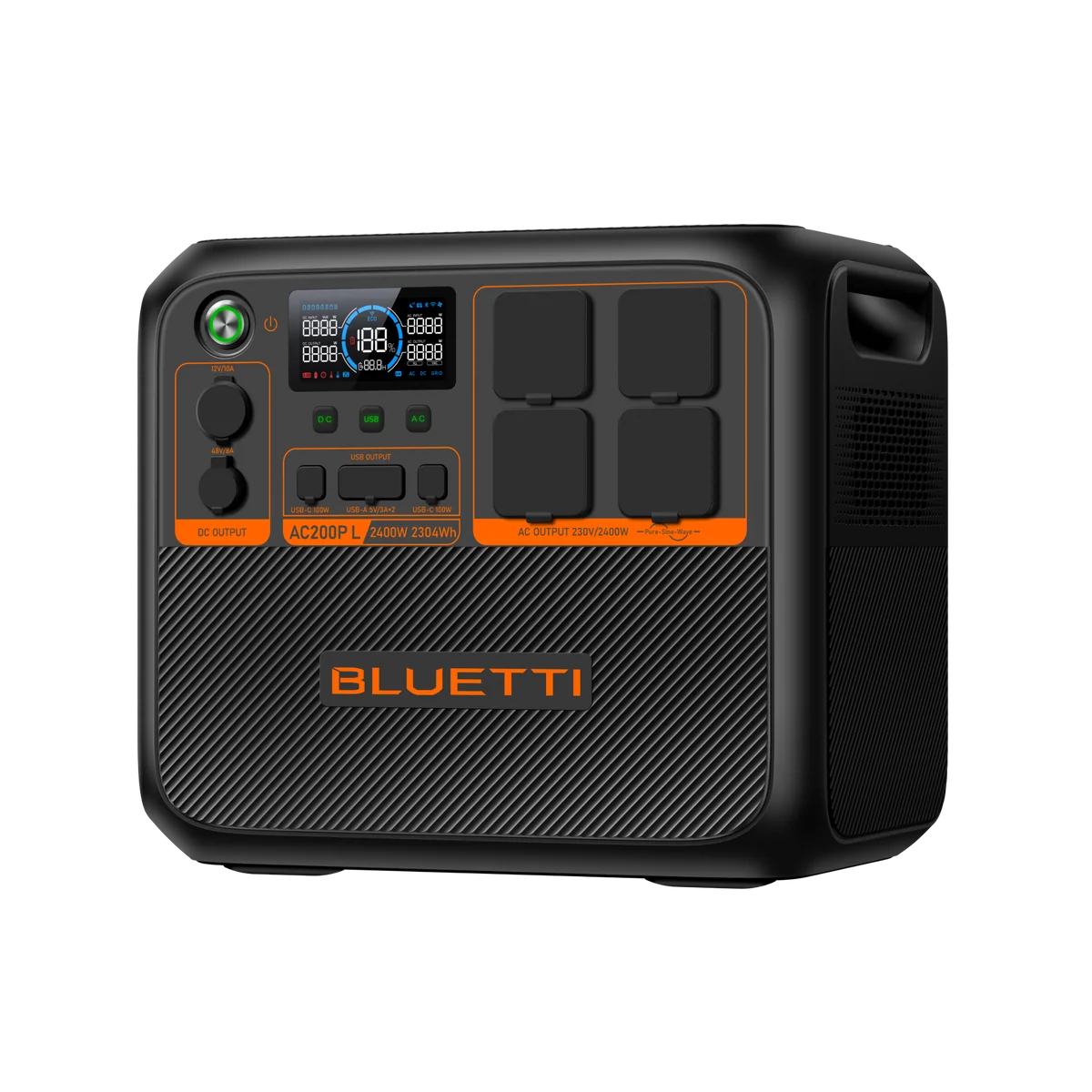 BLUETTI Premium 200 Versatile Power Station, 2,400W/2,304Wh, view 5