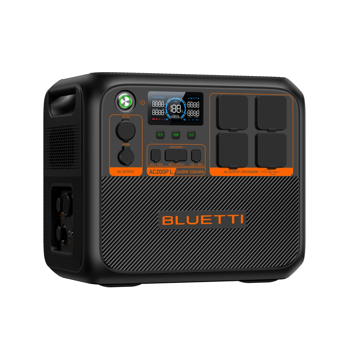 BLUETTI Premium 200 Versatile Power Station, 2,400W/2,304Wh, view 4