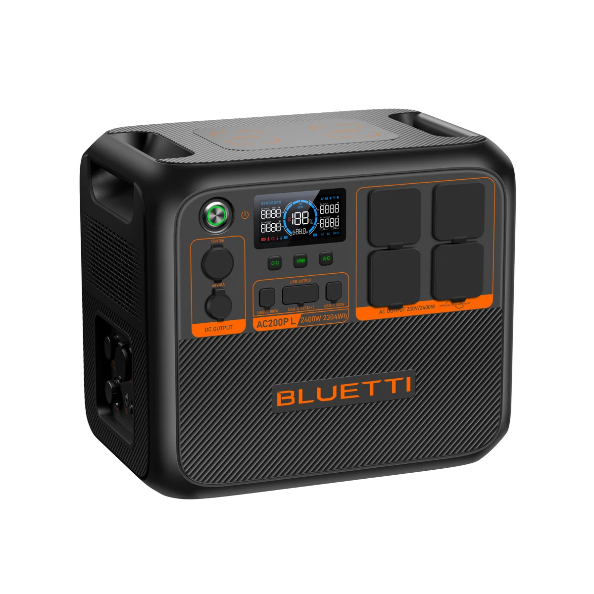 BLUETTI Premium 200 Versatile Power Station, 2,400W/2,304Wh, view 2