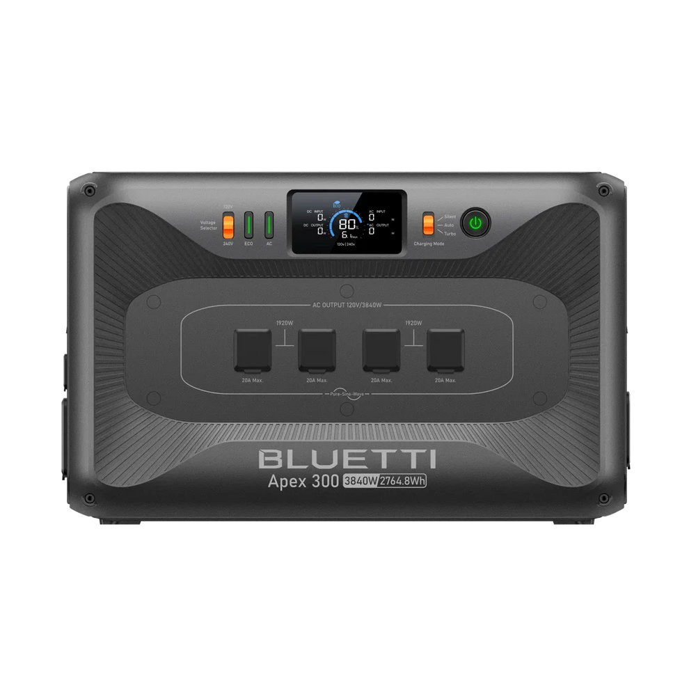 BLUETTI Apex 300 Versatile Power Station, 3,840W/2,764.8Wh