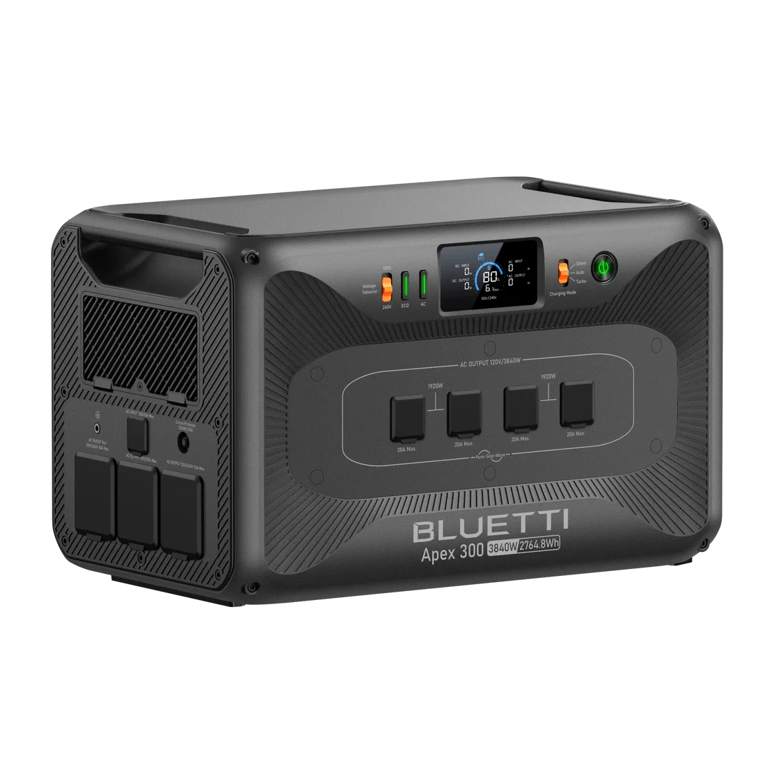 BLUETTI Apex 300 Versatile Power Station, 3,840W/2,764.8Wh, view 3