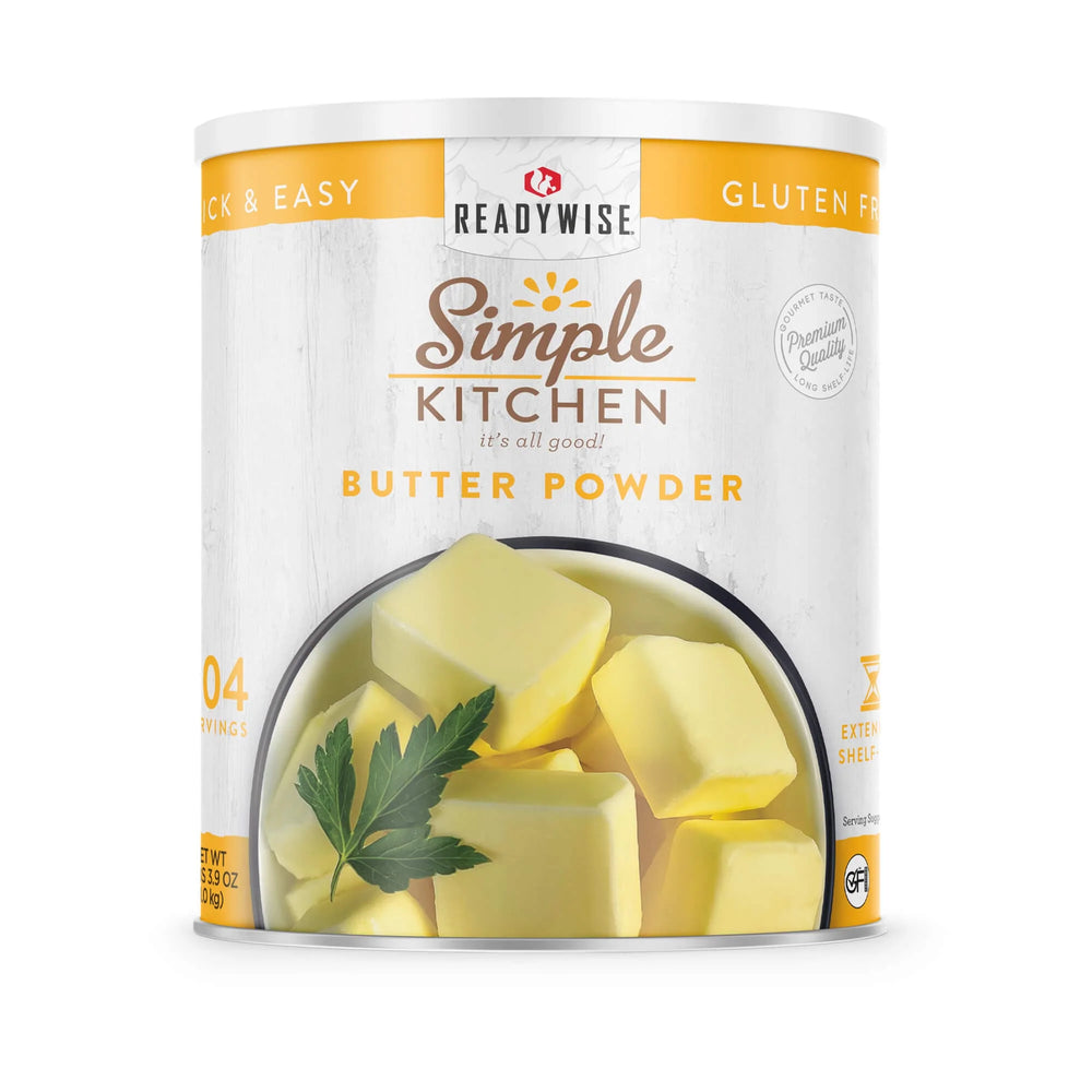 ReadyWise Dehydrated Butter Powder Can - 204 Servings