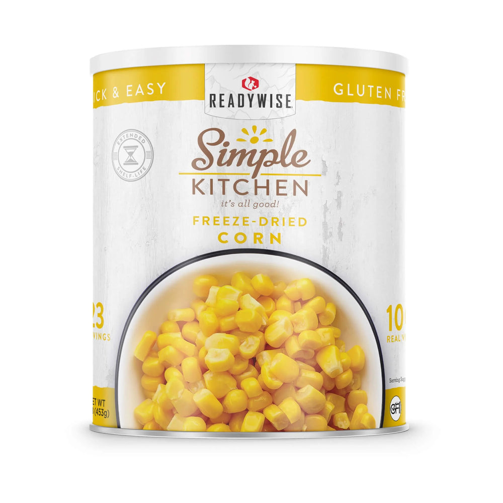 ReadyWise Freeze Dried Corn – 23 Servings