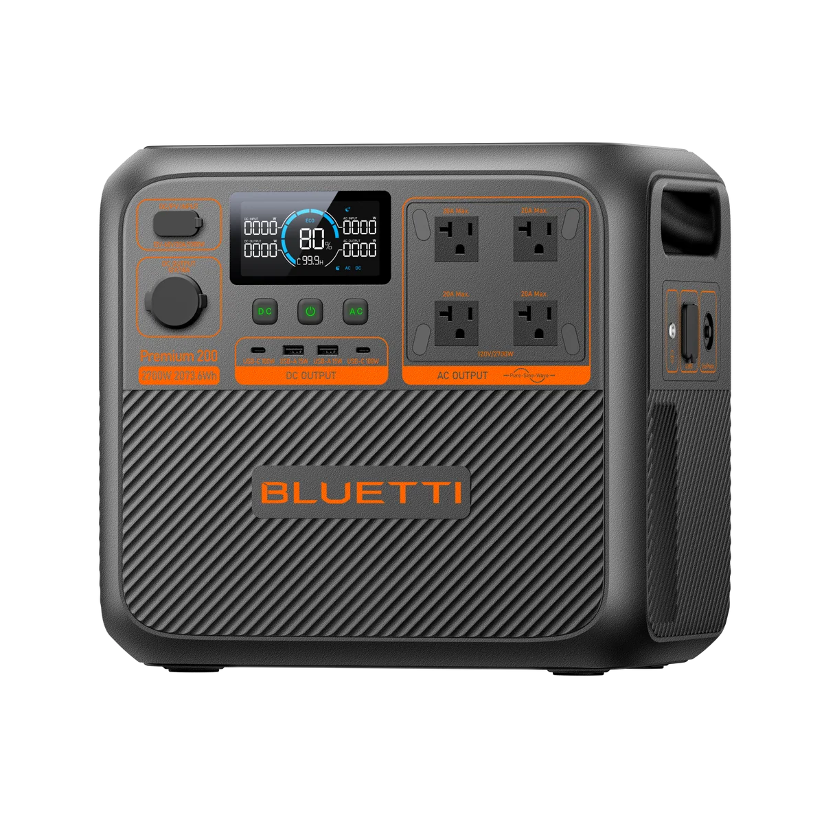 BLUETTI Premium 200 V2 Portable Power Station, 2,700W/2,073.6Wh, view 2