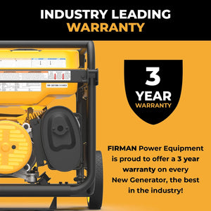 FIRMAN Dual Fuel Portable Generator Recoil Start, 4,550/3,650W, view 4