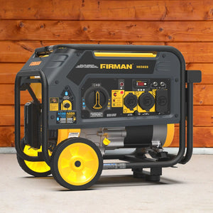 FIRMAN Dual Fuel Portable Generator Recoil Start, 4,550/3,650W, view 11