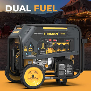 FIRMAN Dual Fuel Portable Generator with CO Alert Electric Start, 10,000/8,000W 120/240V, view 12