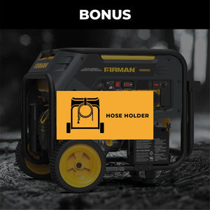FIRMAN Dual Fuel Portable Generator with CO Alert Electric Start, 10,000/8,000W 120/240V, view 4