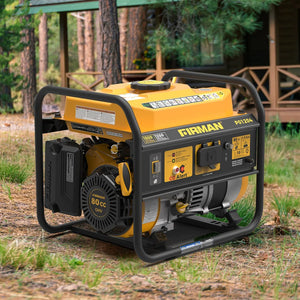 FIRMAN Gas Portable Generator with CO Alert Recoil Start, 1,500/1,200W, view 10
