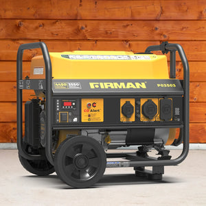 FIRMAN Gas Portable Generator with CO Alert Recoil Start, 4,450/3,550W 120V, view 12