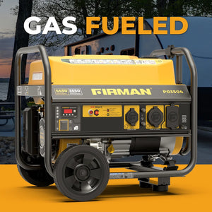 FIRMAN Gas Portable Generator with CO Alert Recoil Start, 4,450/3,550W 120V, view 11