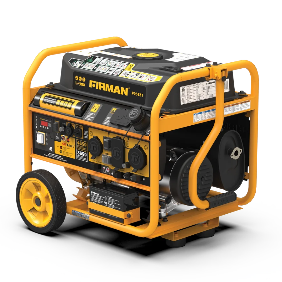 FIRMAN Gas Portable Generator with CO Alert Remote Start, 4,550/3,650W 120/240V, view 5