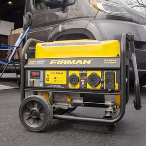 FIRMAN Gas Portable Generator with CO Alert, 4,450/3,650W 120/240V, view 11