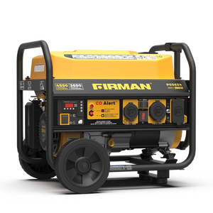 FIRMAN Gas Portable Generator with CO Alert, 4,450/3,650W 120/240V