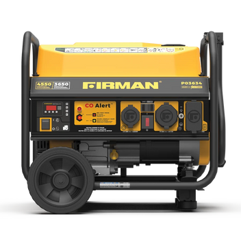 FIRMAN Gas Portable Generator with CO Alert, 4,450/3,650W 120/240V, view 9