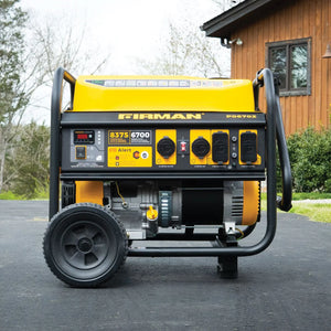 FIRMAN Gas Portable Generator with CO Alert Recoil Start, 8,375/6,700W 120/240V, view 9