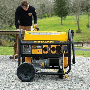 FIRMAN Gas Portable Generator with CO Alert Recoil Start, 8,375/6,700W 120/240V, view 10