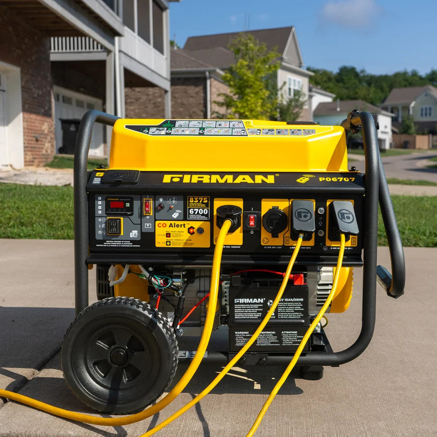 FIRMAN Gas Portable Generator with CO Alert Remote Start, 8,375/6,700W, view 10