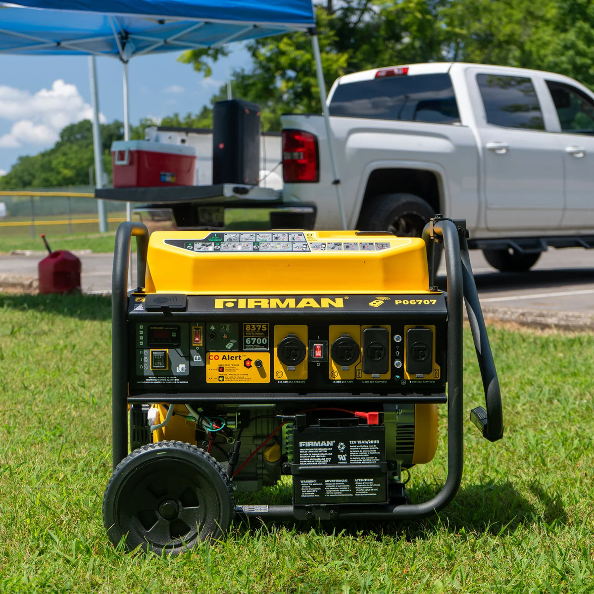 FIRMAN Gas Portable Generator with CO Alert Remote Start, 8,375/6,700W, view 11