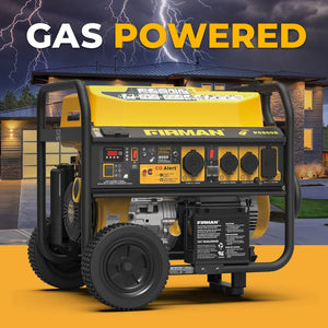 FIRMAN Gas Portable Generator with CO Alert Remote Start, 10,000/8,000W 120/240V, view 12