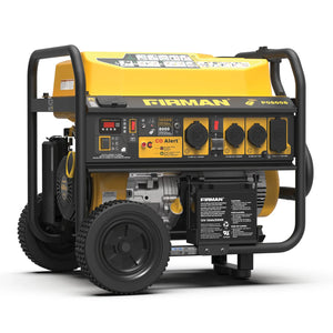 FIRMAN Gas Portable Generator with CO Alert Remote Start, 10,000/8,000W 120/240V