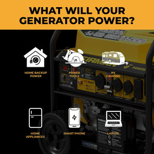 FIRMAN Gas Portable Generator with CO Alert Remote Start, 10,000/8,000W 120/240V, view 5