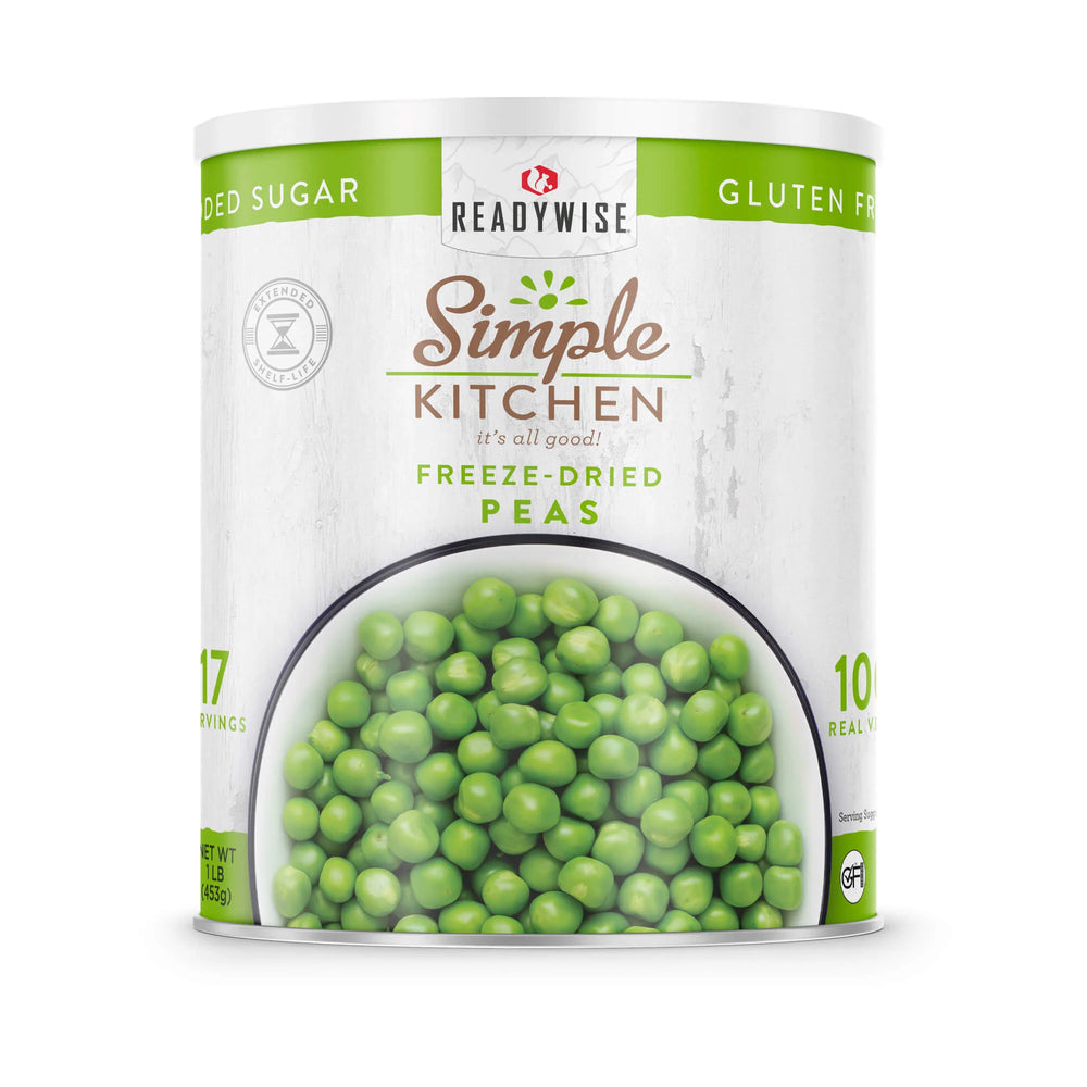ReadyWise Freeze Dried Peas – 17 Servings