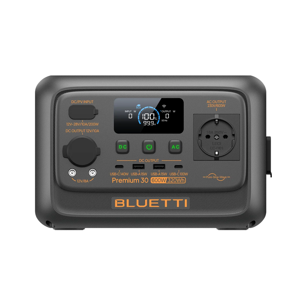 BLUETTI Premium 30 V2 Versatile Power Station, 600W/320Wh