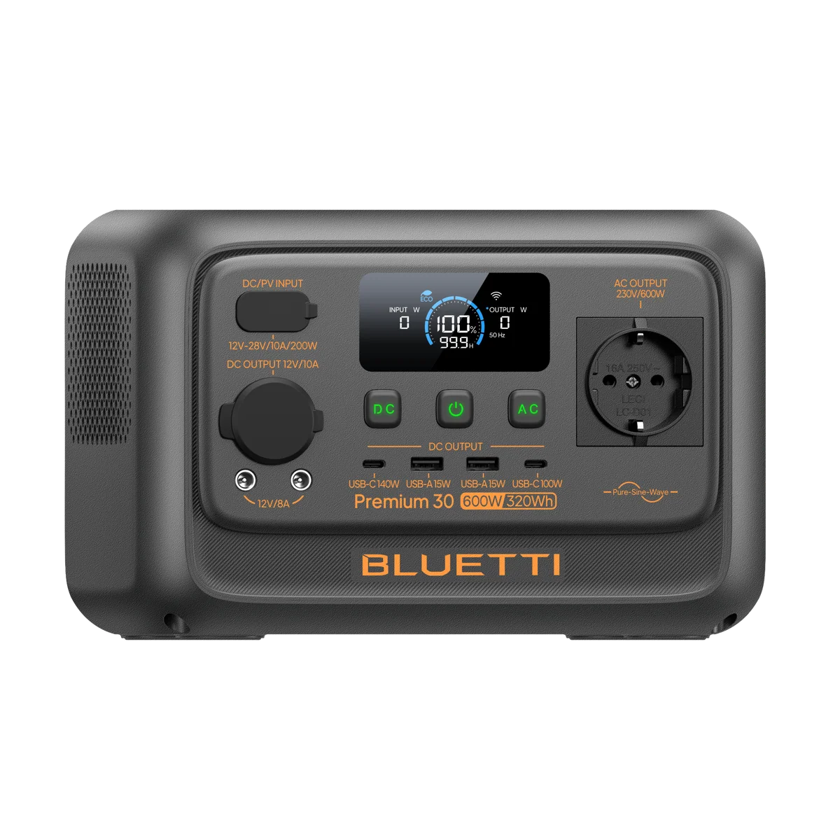 BLUETTI Premium 30 V2 Versatile Power Station, 600W/320Wh, view 2