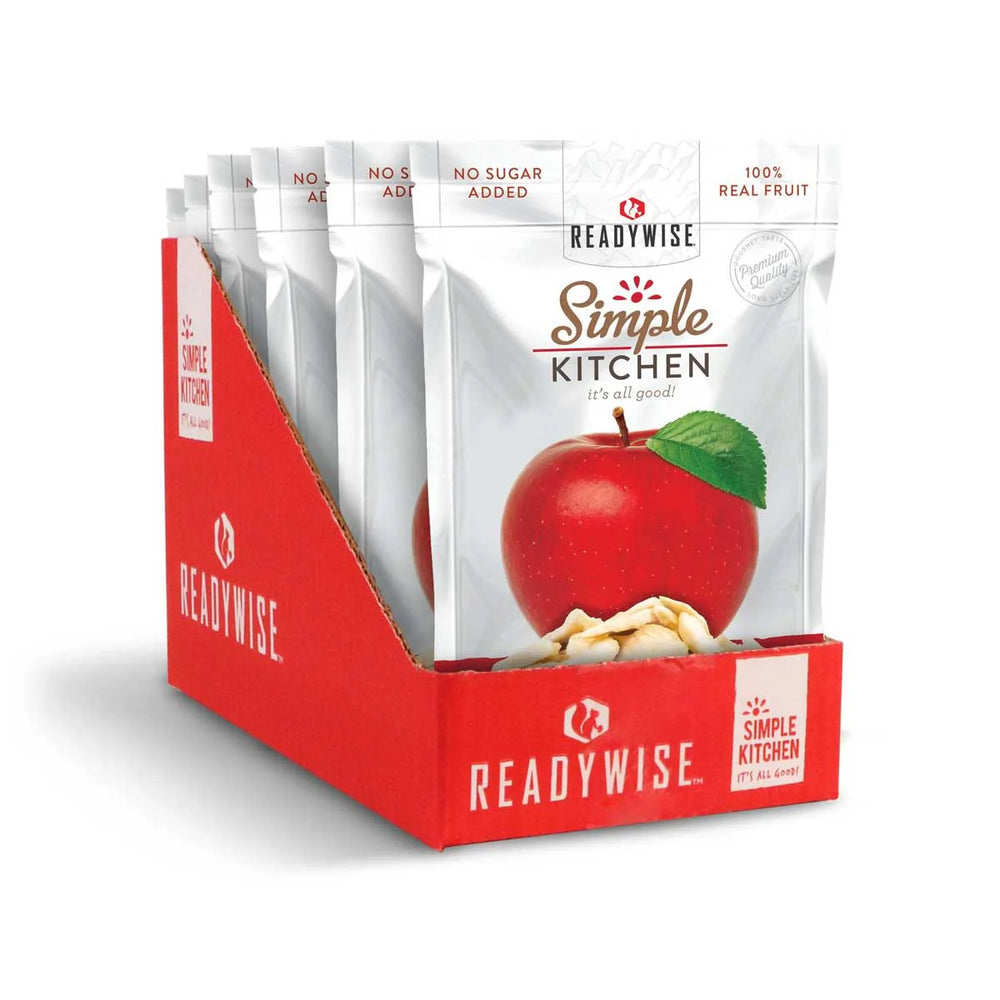 ReadyWise Freeze-Dried Sweet Apples Pouch - 6 Pack