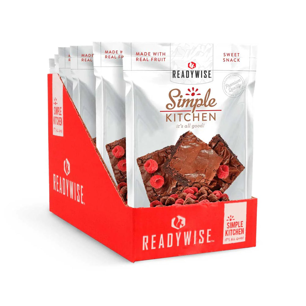 ReadyWise Raspberries & Brownie Bites Pouch - 6 Pack