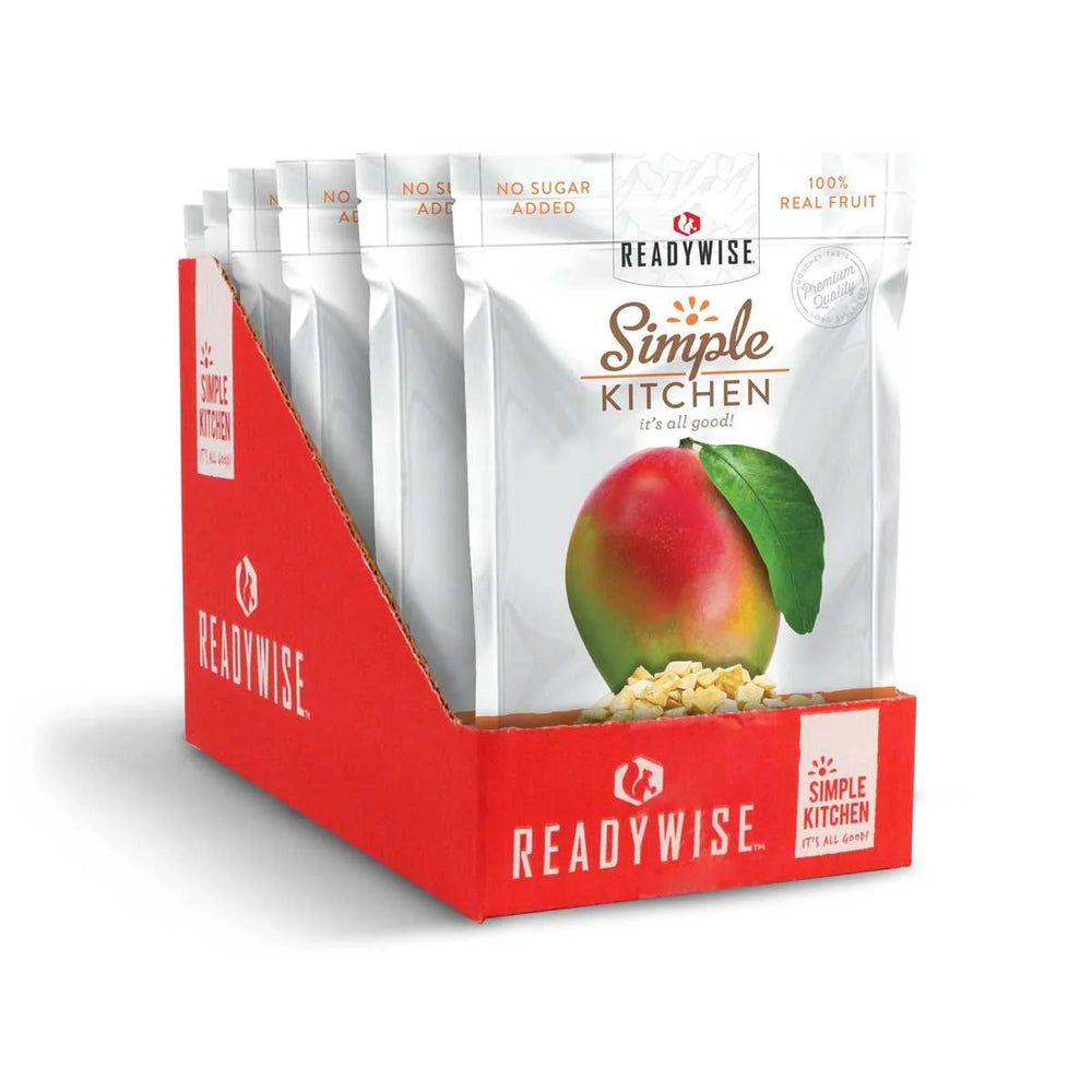 ReadyWise Freeze-Dried Mangoes Pouch - 6 Pack