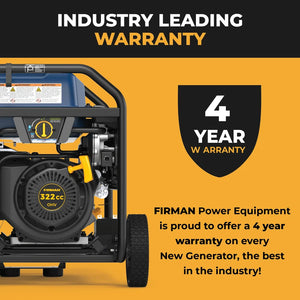 FIRMAN Tri-Fuel Portable Generator Electric Start with CO Alert, 7,850/6,300W, view 4