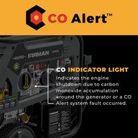 FIRMAN Tri-Fuel Portable Generator with CO Alert Electric Start, 9,400/7,500W, view 7